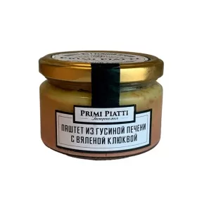 Паштет из гусиной печени с вяленной клюквой Primi Piatti 200 гр