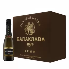 Вино игристое «БАЛАКЛАВА Резерв» 2022, 0.375 л (12 шт.)