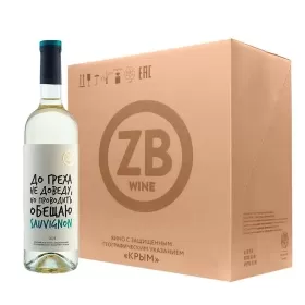 Вино ZB Wine СОВИНЬОН БЛАН «До греха» 2024 (6 шт.)