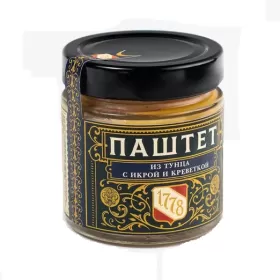 Паштет из тунца с икрой и креветкой Gastronomia 170г
