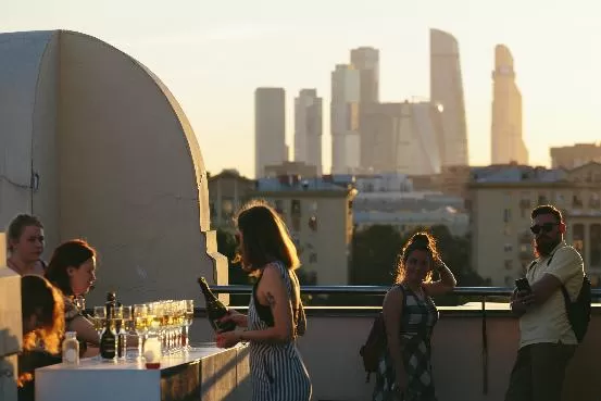 Открытие выставки Маринуса Бузема в Парке Горького