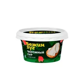 Сыр творожный сливочный Бежин Луг СЛИВОЧНЫЙ 150 гр