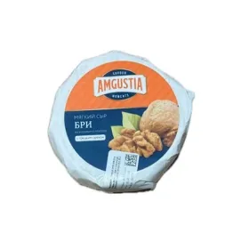 Сыр мягкий с белой плесенью с грецким орехом 45% Amgustia БРИ 150 гр