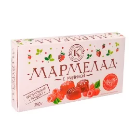 Мармелад желейно-фруктовый с малиной на пектине 190 гр