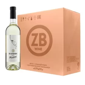 Вино ZB Wine ШАРДОНЕ «Шардоне моих желаний...» 2022 (6 шт.)