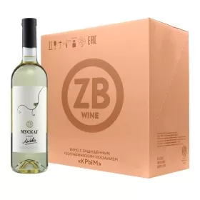 Вино ZB Wine МУСКАТ «Мускат Моей любви...» 2022 (6 шт.)
