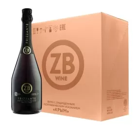 Вино игристое красное полусладкое ZB Frizzante 2023 (6 шт.)