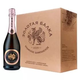 Вино игристое розовое брют «Золотая Балка» (6 шт.)