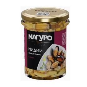 Мидии подкопченные в масле Магуро 200 гр