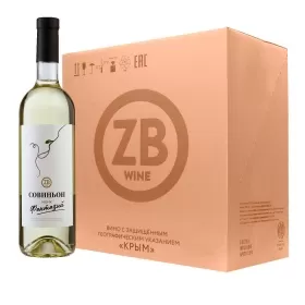 Вино ZB Wine СОВИНЬОН БЛАН «Совиньон моих Фантазий...» 2022 (6 шт.)