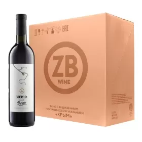Вино ZB Wine МЕРЛО «Мерло Моей Души...» 2022 (6 шт.)