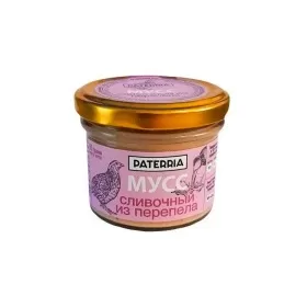 Мусс сливочный из перепела Paterria 90 гр