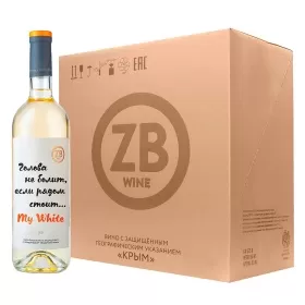 Вино ZB Wine ВАЙТ «Голова не болит...» 2021 (6 шт.)