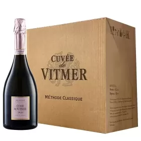Вино игристое Cuvee de Vitmer Розе Брют 2023 (6 шт.)