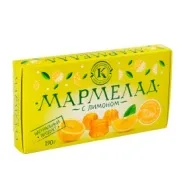 Мармелад желейно-фруктовый с лимоном на пектине 190 гр