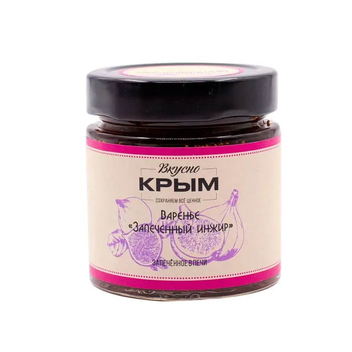 Варенье Вкусно Крым ЗАПЕЧЁННЫЙ ИНЖИР 225г