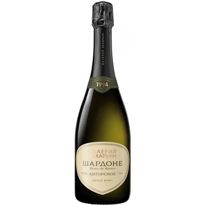 Вино игристое ЗГУ Крым Валерий Захарьин ШАРДОНЕ Blanc de Blancs