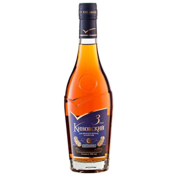 Коньяк Киновский 3-летний 40% 0,5л, 