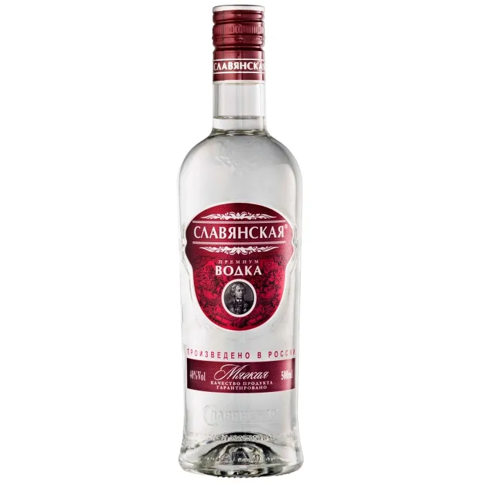 Водка СЛАВЯНСКАЯ МЯГКАЯ 0.5л, 