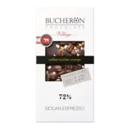 Шоколад горький с зернами кофе и апельсином BUCHERON 100 гр