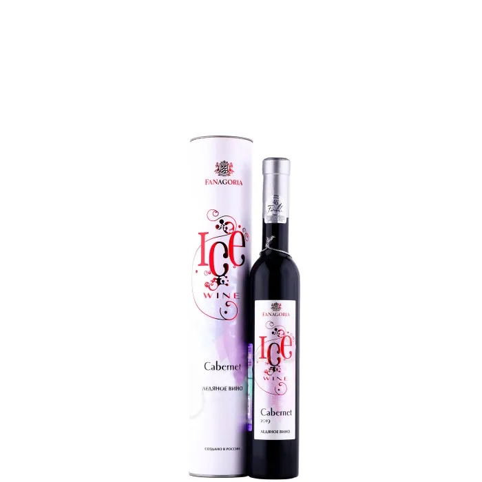 Вино Вино ЗГУ Кубань Фанагория ICE WINE КАБЕРНЕ в подарочной тубе, 0.375 л, 