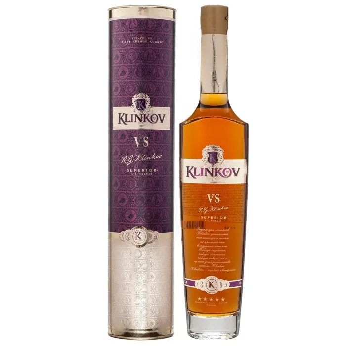 Коньяк KLINKOV 5-летний 42% 0.5л в тубусе, 