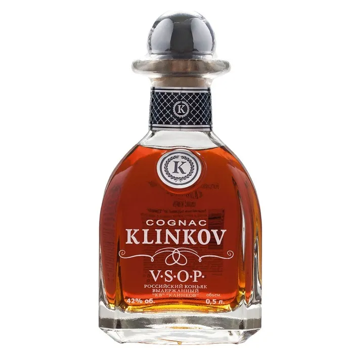 Коньяк выдержанный KLINKOV КВ 42% 0.5л, 
