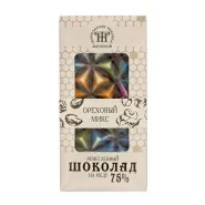 Ремесленный шоколад с ореховым миксом на меду 75%