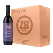 Вино ZB Wine КАБЕРНЕ СОВИНЬОН - МЕРЛО 2024 (6 шт.)