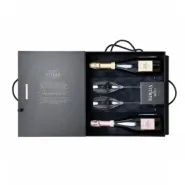 Подарочный набор Cuvee de Vitmer: 2 бутылки+2 бокала+подарочная коробка