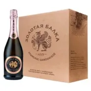 Вино игристое розовое брют «Золотая Балка» (6 шт.)