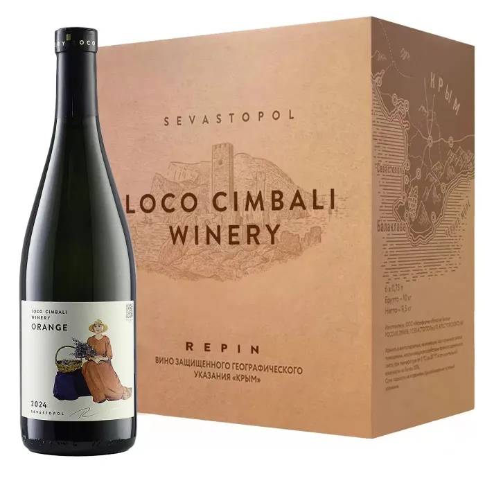 Вино Вино Loco Cimbali ОРАНЖ 2024 (6 шт.), 