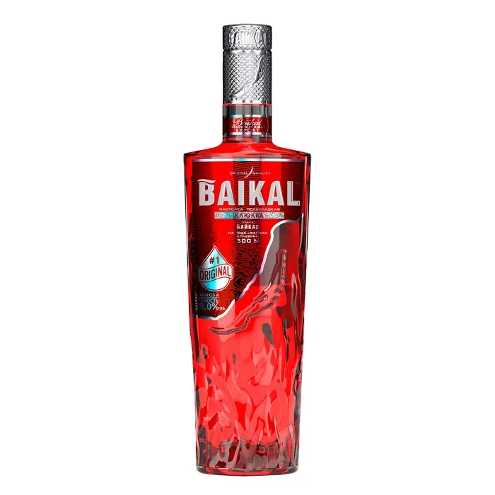 Настойка полусладкая клюквенная БАЙКАЛ 0.5 л, 