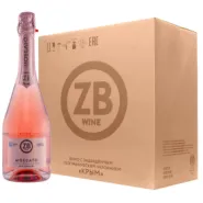 Вино игристое ZB Moscato Розе Semisweet 2023 (6 шт.)