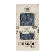 Ремесленный шоколад с грецким орехом на меду 75%