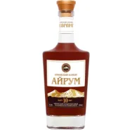 Коньяк марочный  АЙРУМ 10-летний 0.5л.