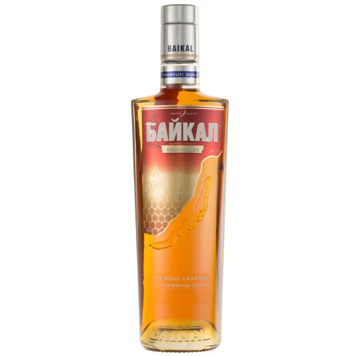 Настойка горькая мёд с перцем БАЙКАЛ 0.5л, 