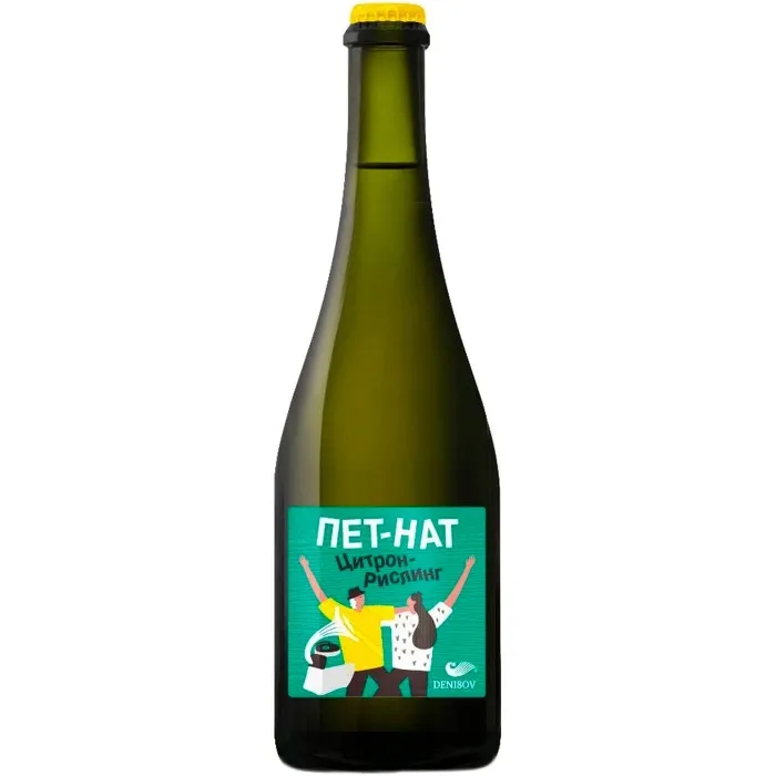 Вино игристое Denisov Winery ПЕТНАТ «Цитрон Рислинг»