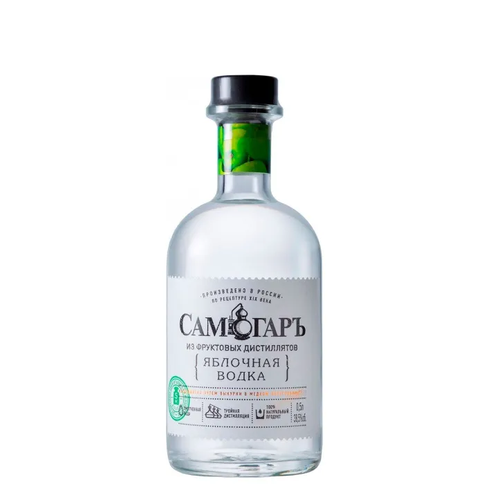 Водка яблочная САМОГАРЪ 0.5л, 
