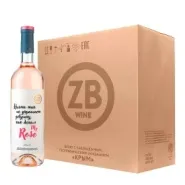 Вино ZB Wine РОЗЕ «Ничто так не украшает девушку...» 2023 (6 шт.)