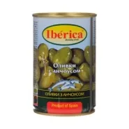 Оливки Iberica С АНЧОУСОМ 300 гр