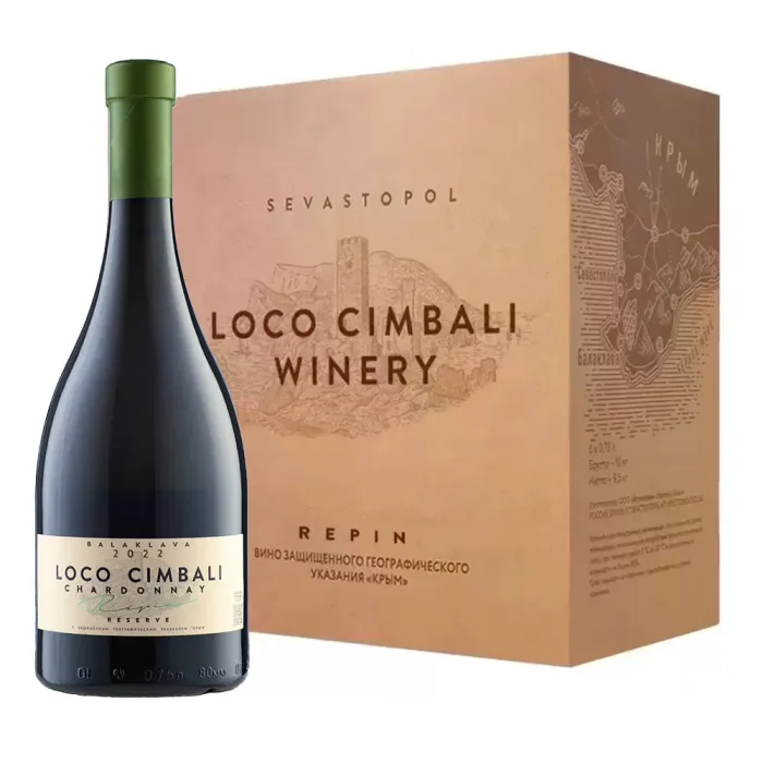 Вино Вино Loco Cimbali ШАРДОНЕ 2022 (6 шт.), 