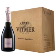Вино игристое Cuvee de Vitmer Розе Брют 2023 (6 шт.)
